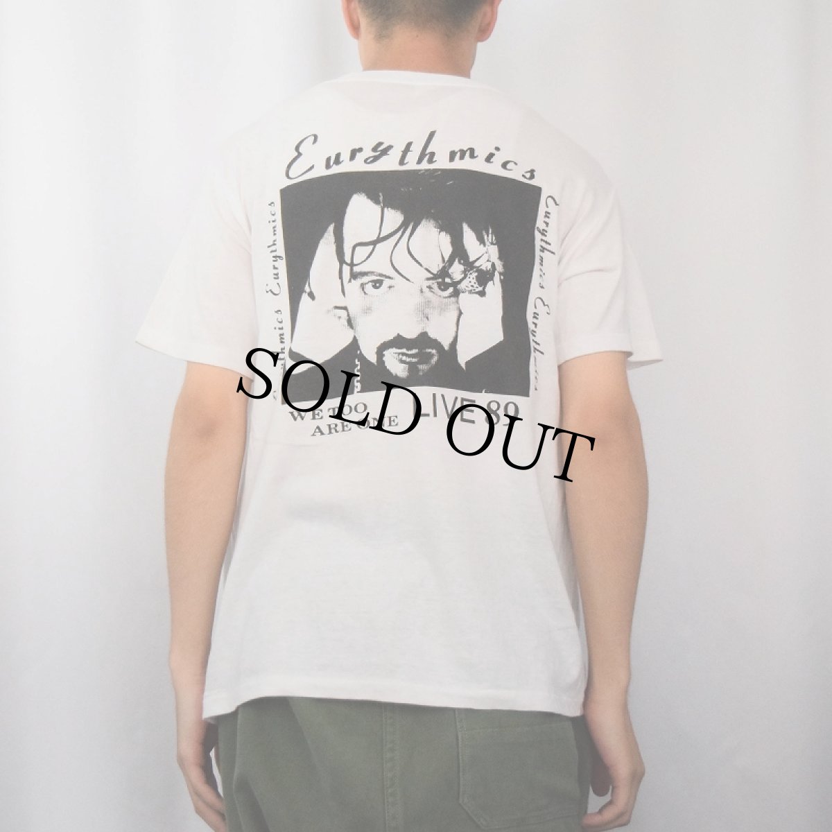 画像3: 80's Eurythmics CANADA製 "WE TOO ARE ONE" ミュージシャン ツアーTシャツ XL (3)