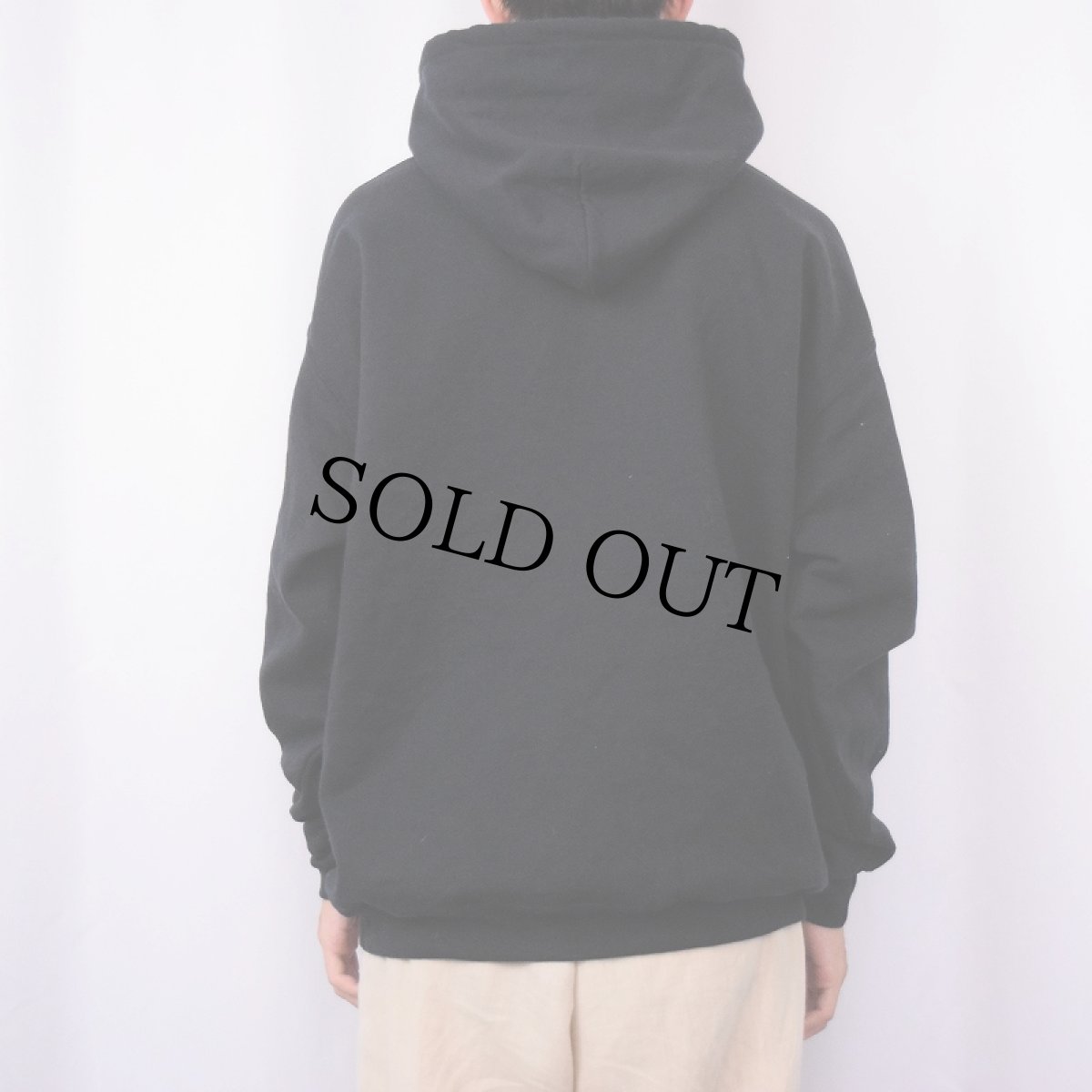 画像3: Morton Salt "DONT BE A SALTY BITCH" 塩メーカープリントスウェットフーディー BLACK L (3)