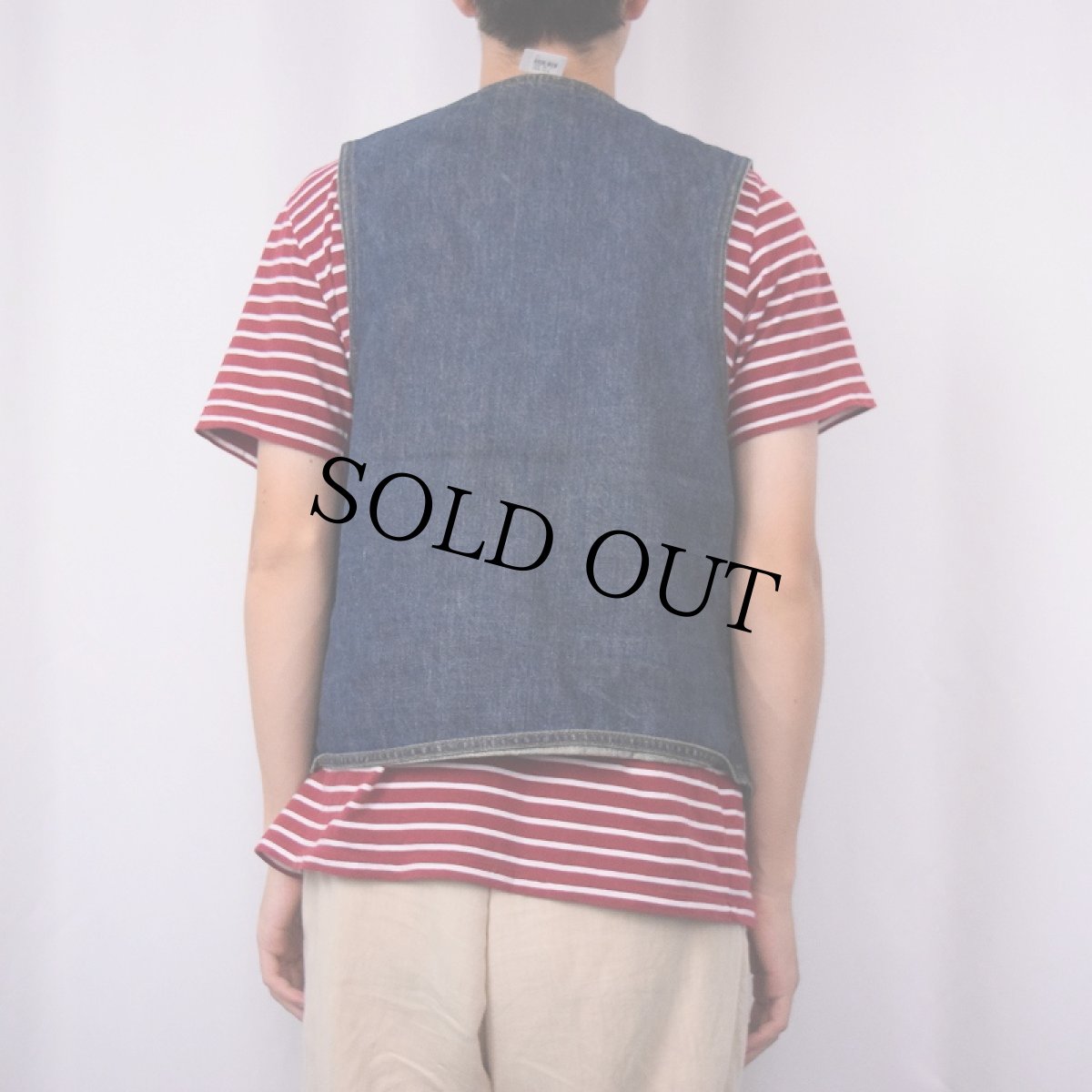 画像3: 70's Levi's 60505 USA製 オレンジタブ デニムベスト L (3)