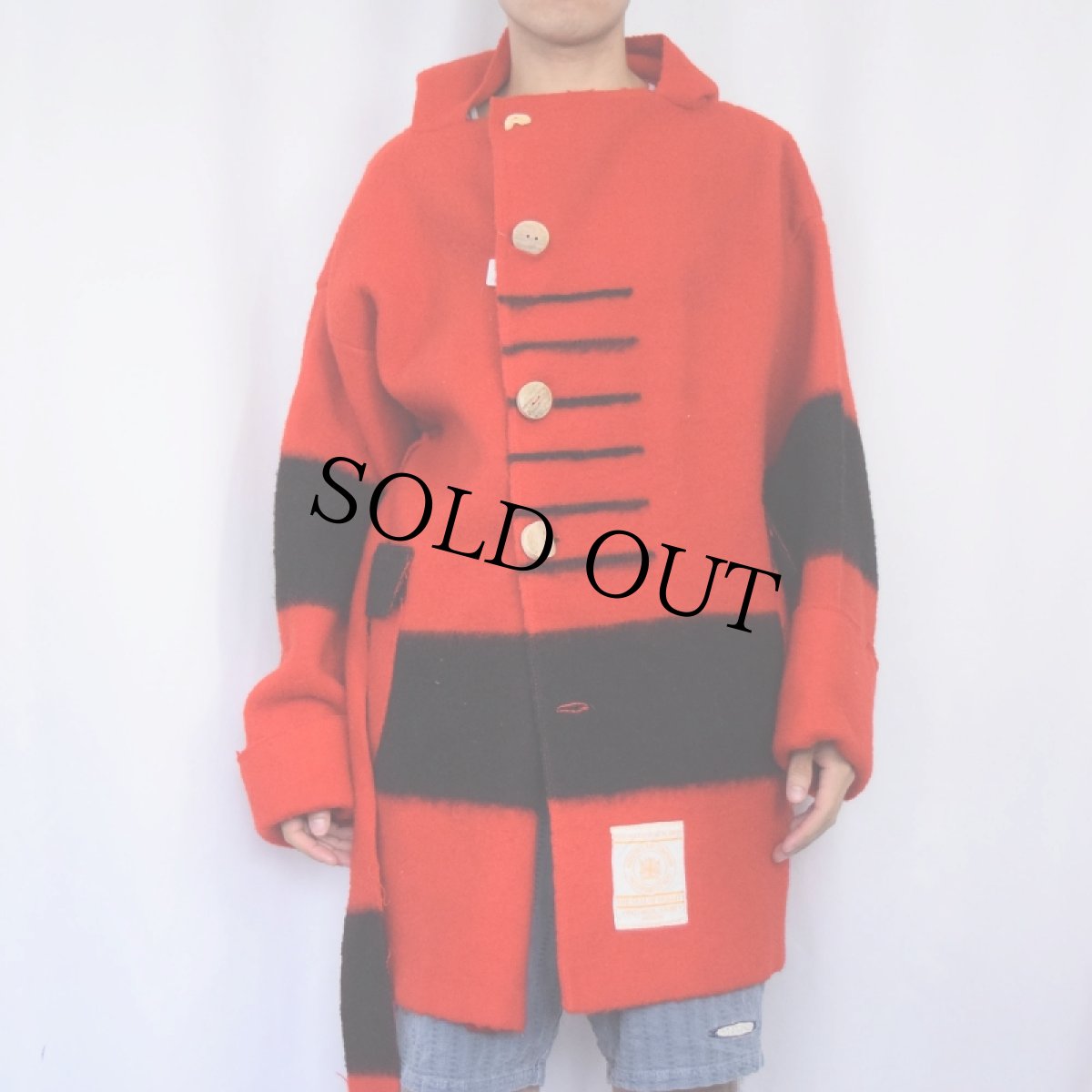 画像2: 60〜70's HUDSON'S BAY フーデッド ウールコート (2)