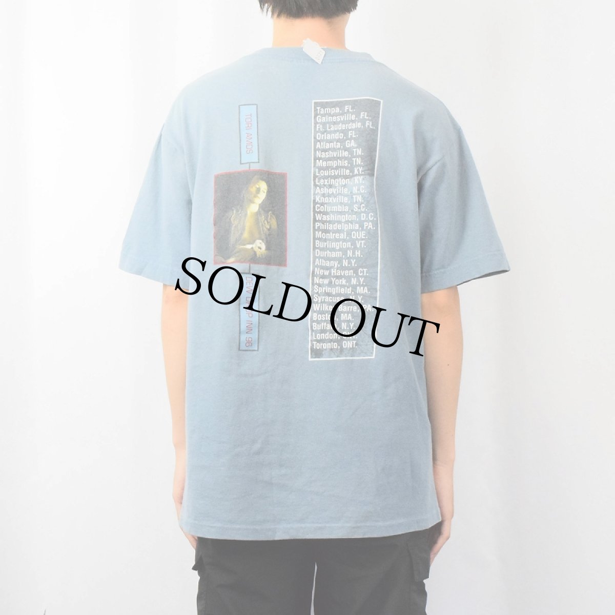 画像4: 90's Tori Amos USA製 "DEW DROP INN 96" シンガーソングライター ツアーTシャツ L (4)