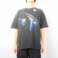 画像2: 【SALE】 90's The SHADOW KNOWS USA製 映画プリントTシャツ BLACK L (2)