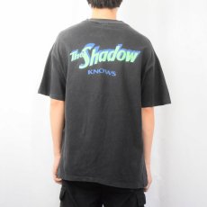 画像3: 【SALE】 90's The SHADOW KNOWS USA製 映画プリントTシャツ BLACK L (3)