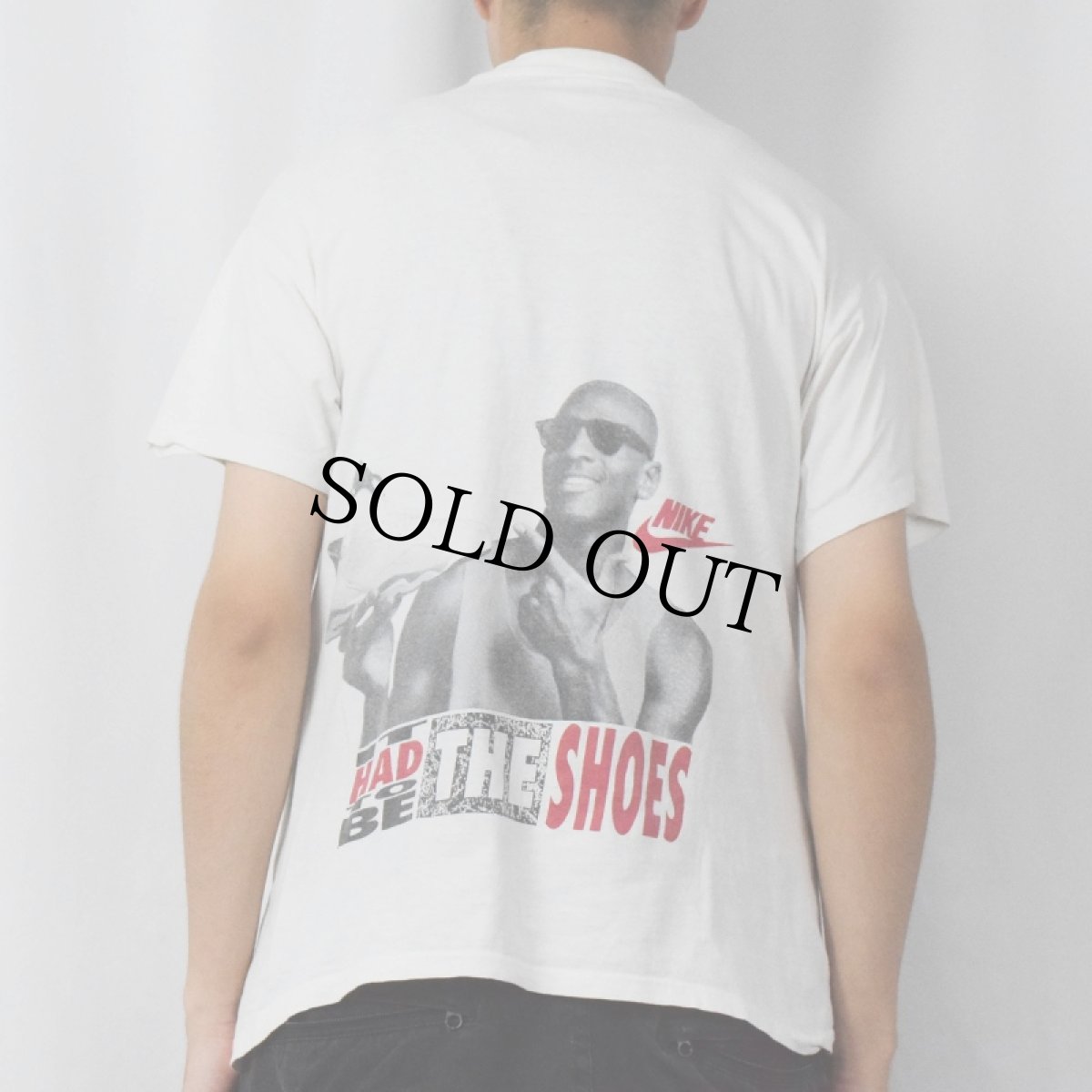 画像4: 90's NIKE USA製 "IT'S GOTTA BE DA SHOES" MICHAEL JORDAN & SPIKE LEE プリントTシャツ M (4)