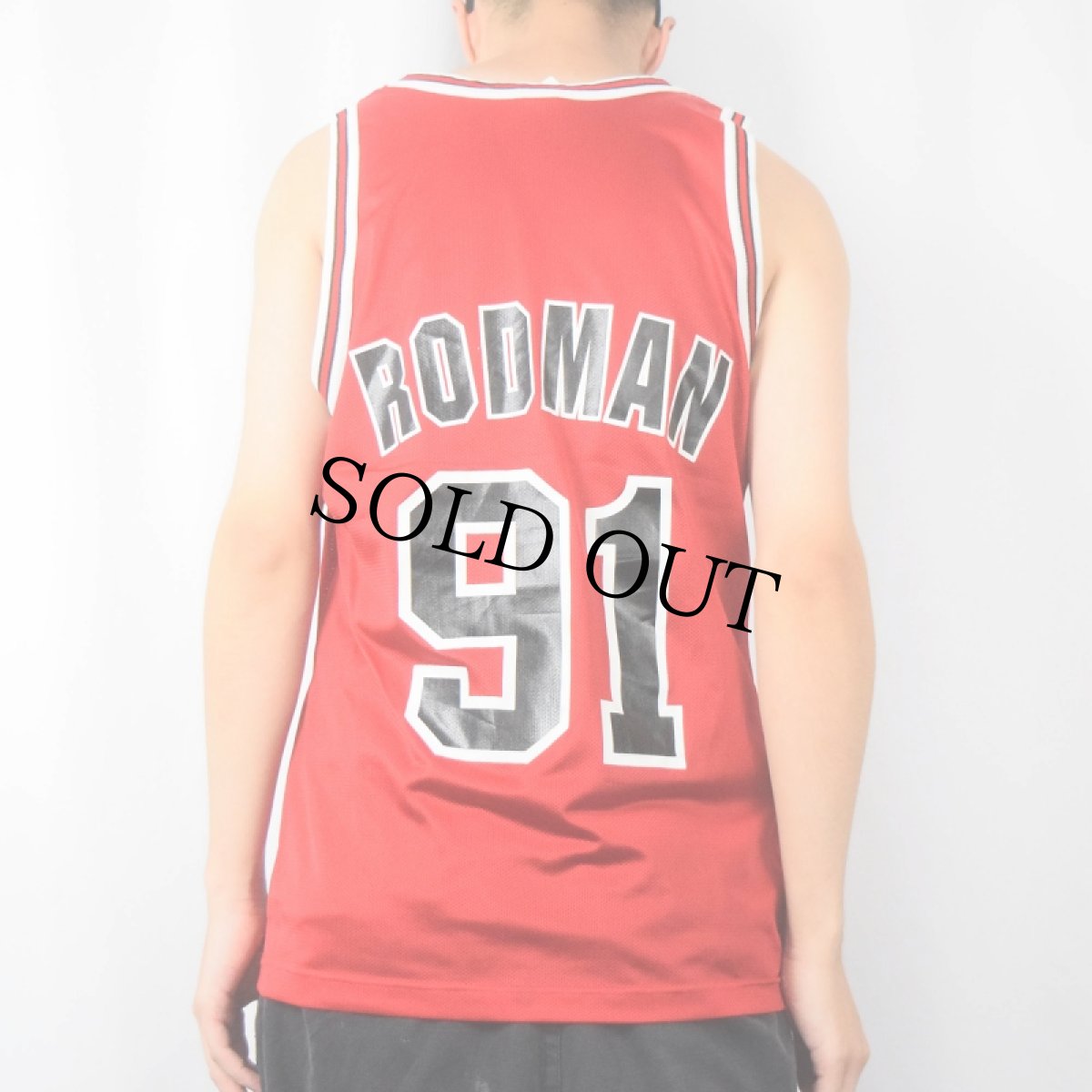 画像6: 【SALE】 Champion NBA CHICAGO BULLS メッシュゲームタンクトップ size40 (6)