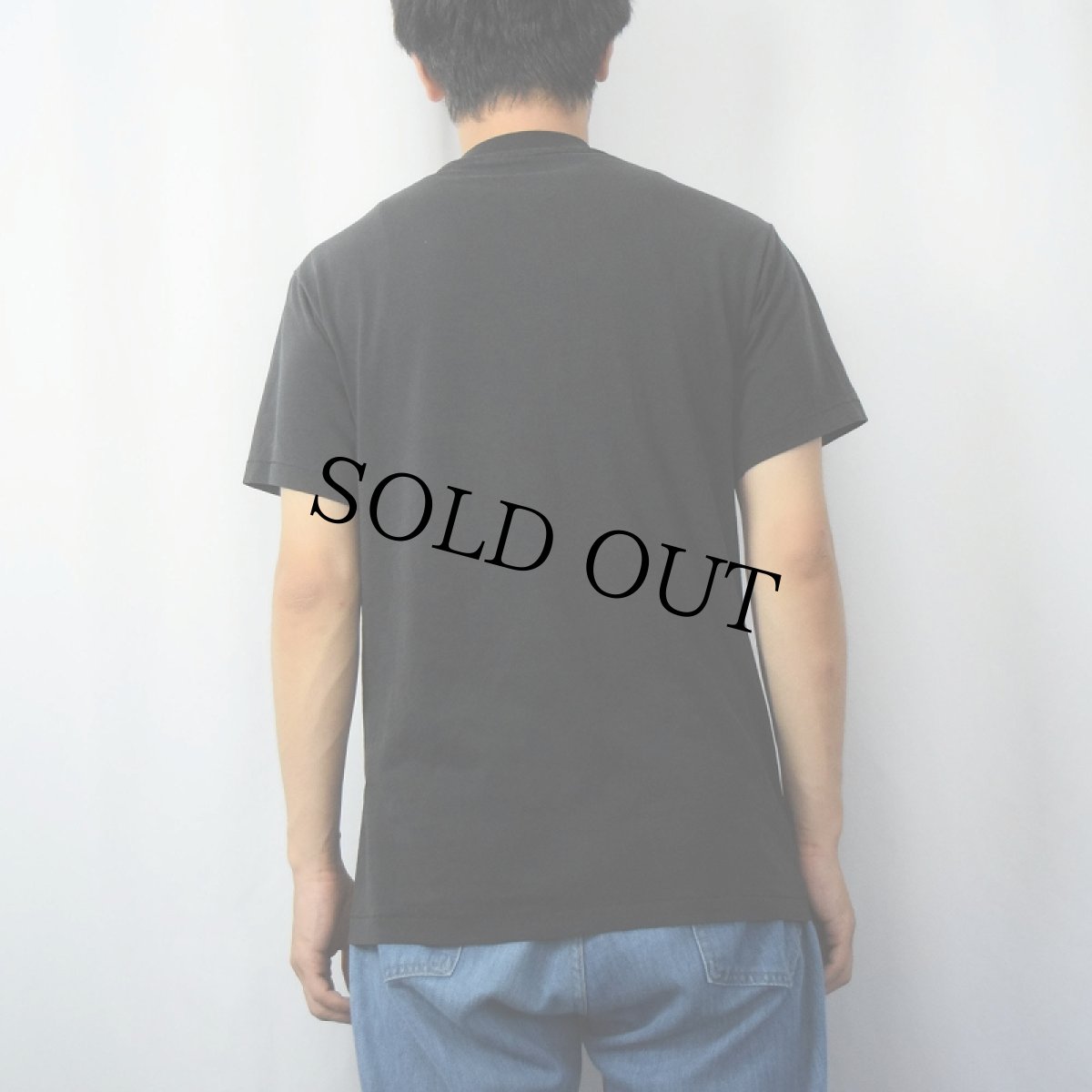 画像3: 【SALE】 80's Hanes USA製 無地Tシャツ BLACK M (3)
