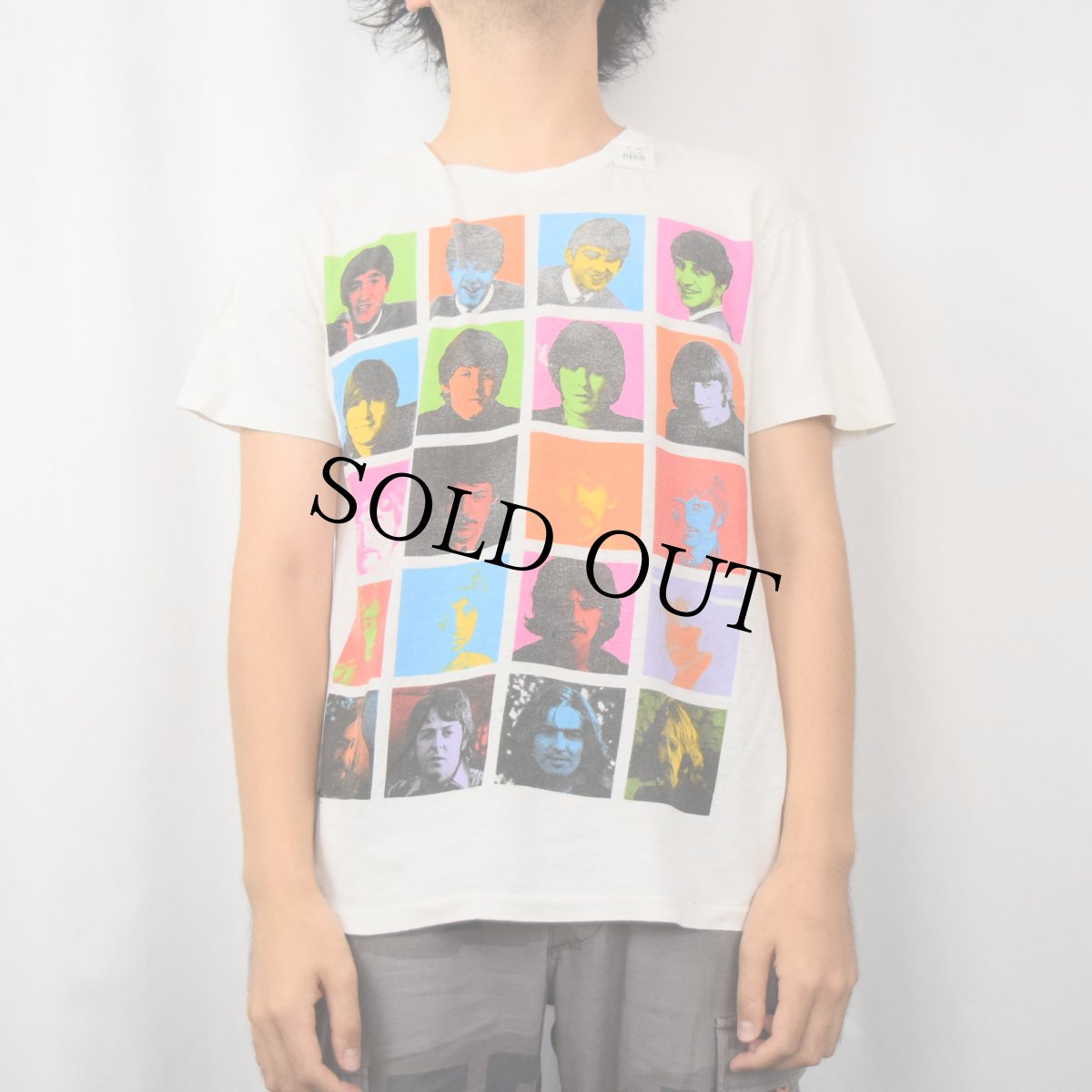 画像3: 80's THE BEATLES USA製 ロックバンドTシャツ M (3)