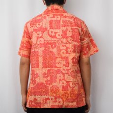 画像3: 70's dael's 総柄コットンハワイアンシャツ (3)