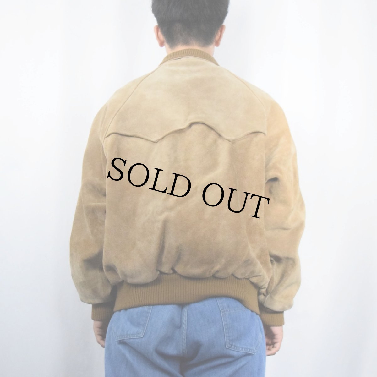 画像3: 90's POLO Ralph Lauren "G-9 TYPE" スエードレザージャケット M (3)