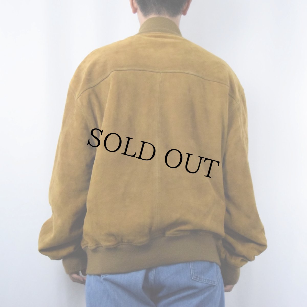 画像3: POLO Ralph Lauren "A-1TYPE" スエードレザージャケット XL (3)