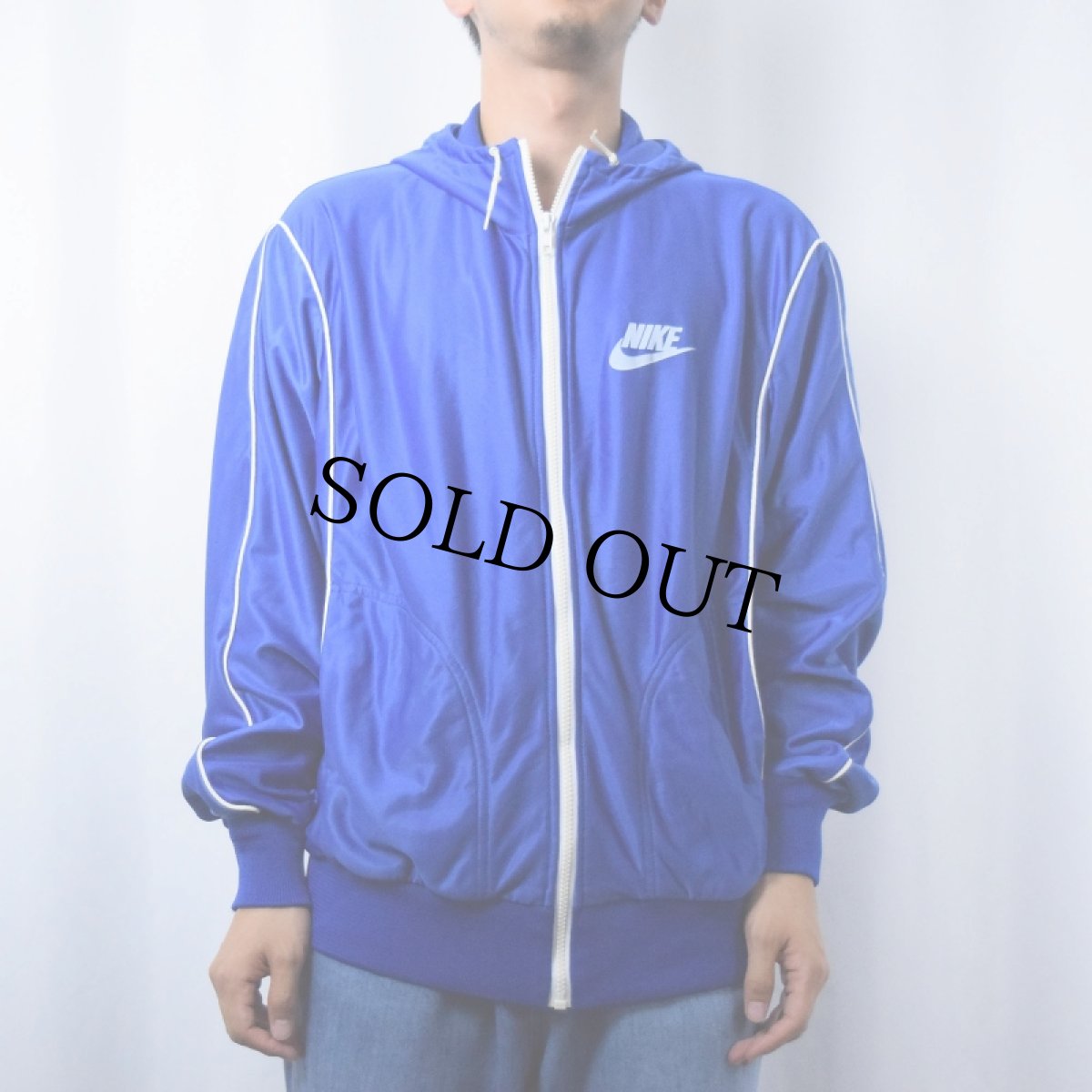 画像3: 70's NIKE USA製 オレンジタグ "USA MASTERS" ジャージパーカー XL (3)