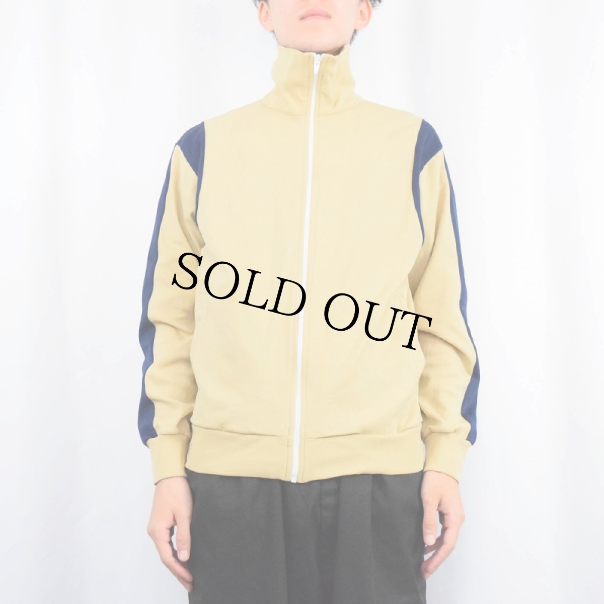 画像2: 80's add in サイドライン トラックジャケット M (2)