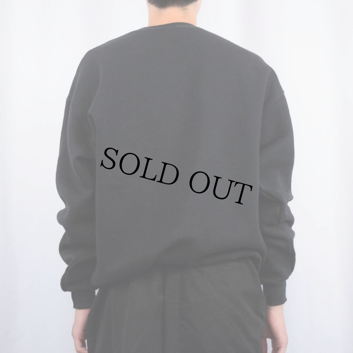 画像3: 90's Stephen Huneck "GREETINGS" イラストプリントスウェット BLACK L (3)