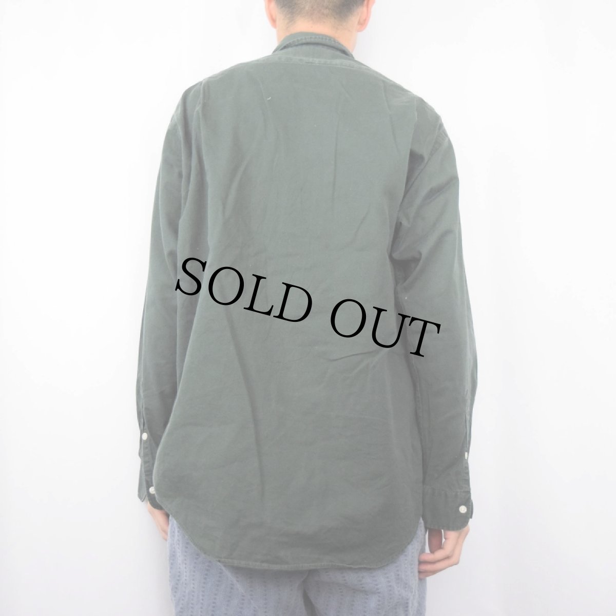 画像3: 90's POLO SPORT Ralph Lauren "LOWELL SPORT" ロゴ刺繍 コットンシャツ M (3)