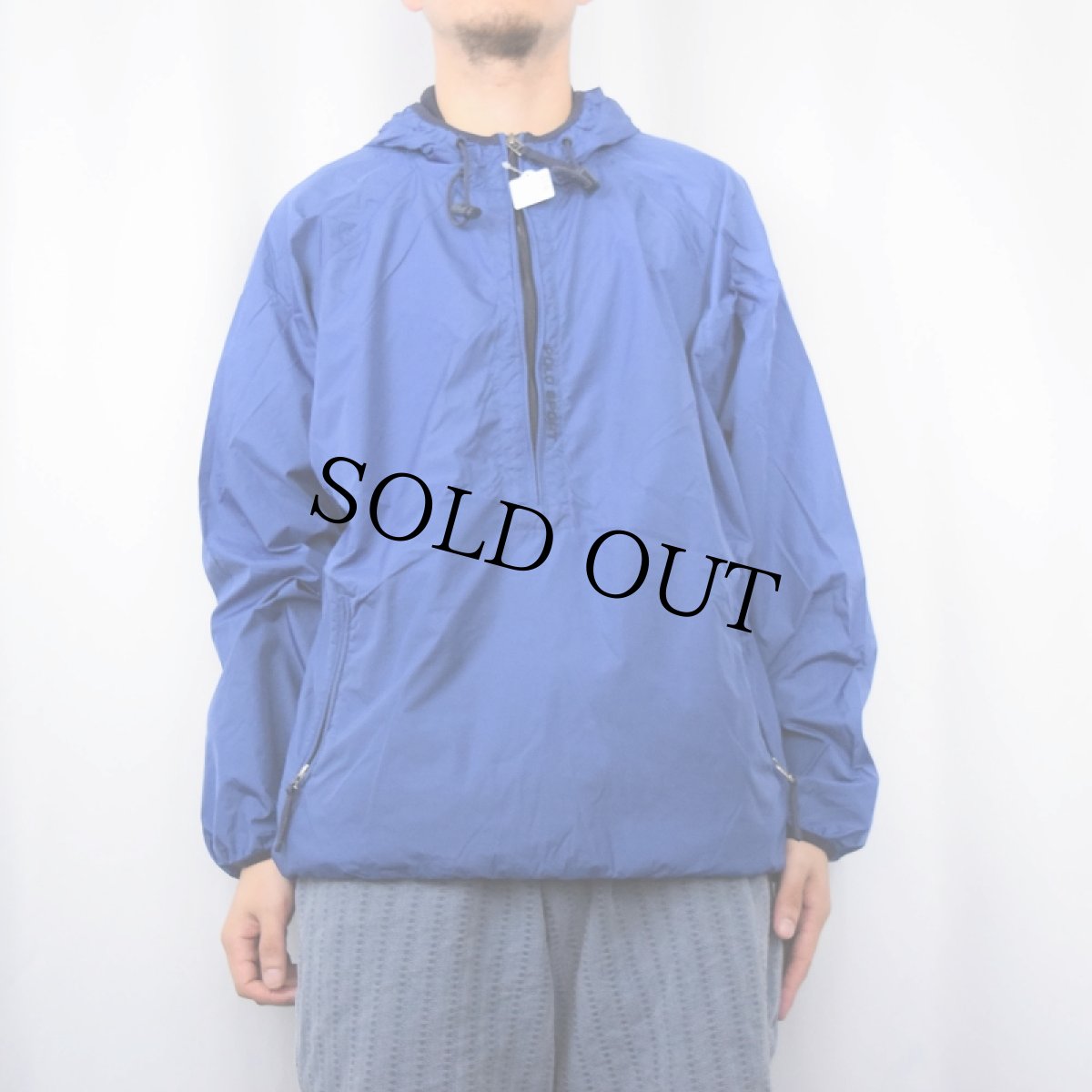 画像2: 90's POLO SPORT Ralph Lauren ハーフジップ ナイロンパーカー (2)