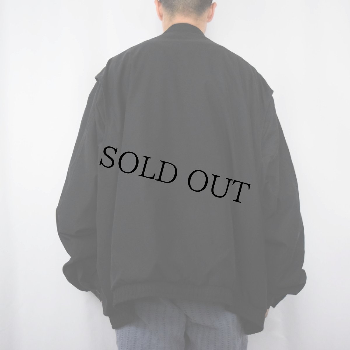 画像3: POLO Ralph Lauren ロゴ刺繍 ポリエステルスイングトップ BLACK 4XLT (3)