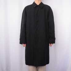 画像2: 80〜90's Burberrys' ENGLAND製 バルマカーンコート BLACK (2)