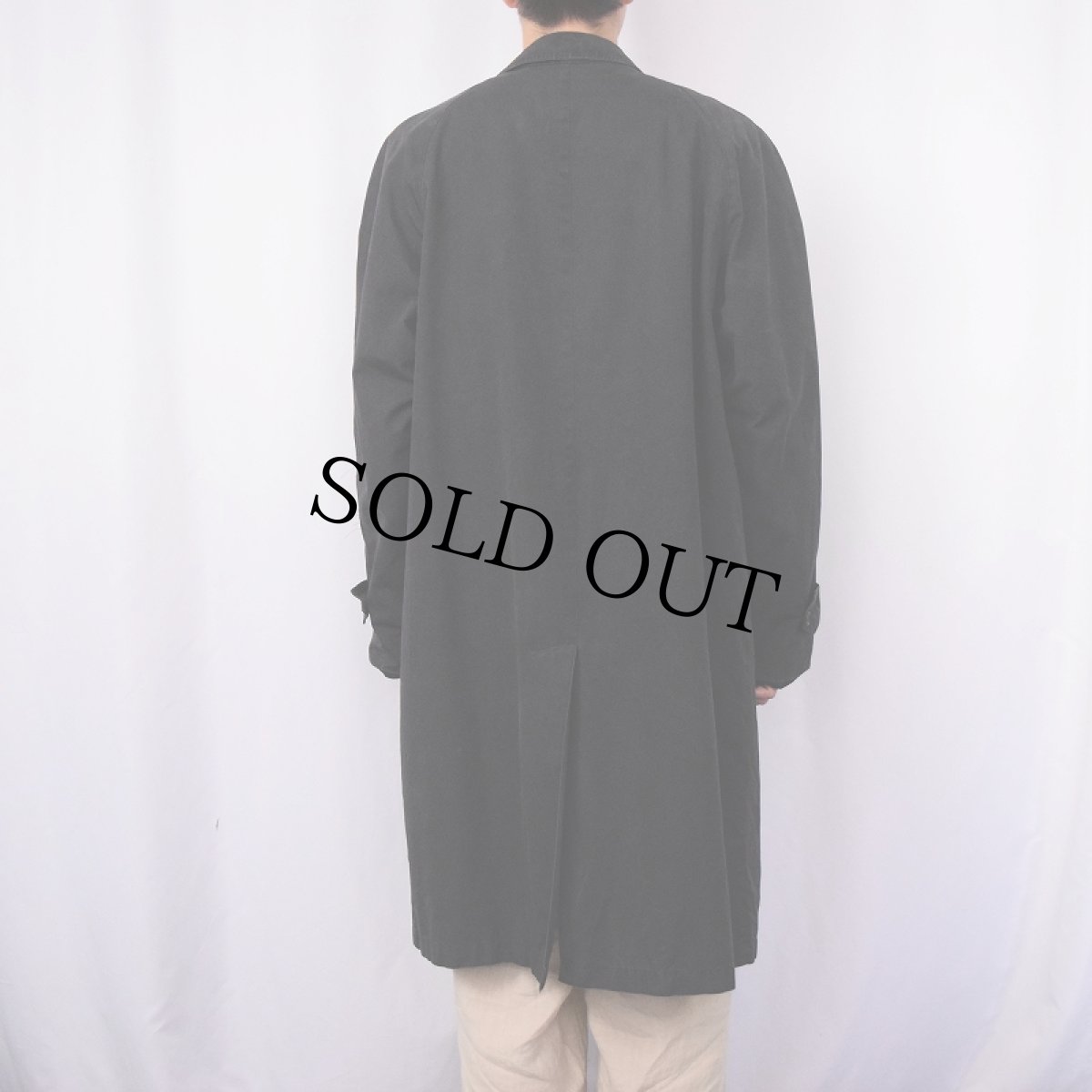 画像3: 80〜90's Burberrys' ENGLAND製 バルマカーンコート BLACK (3)