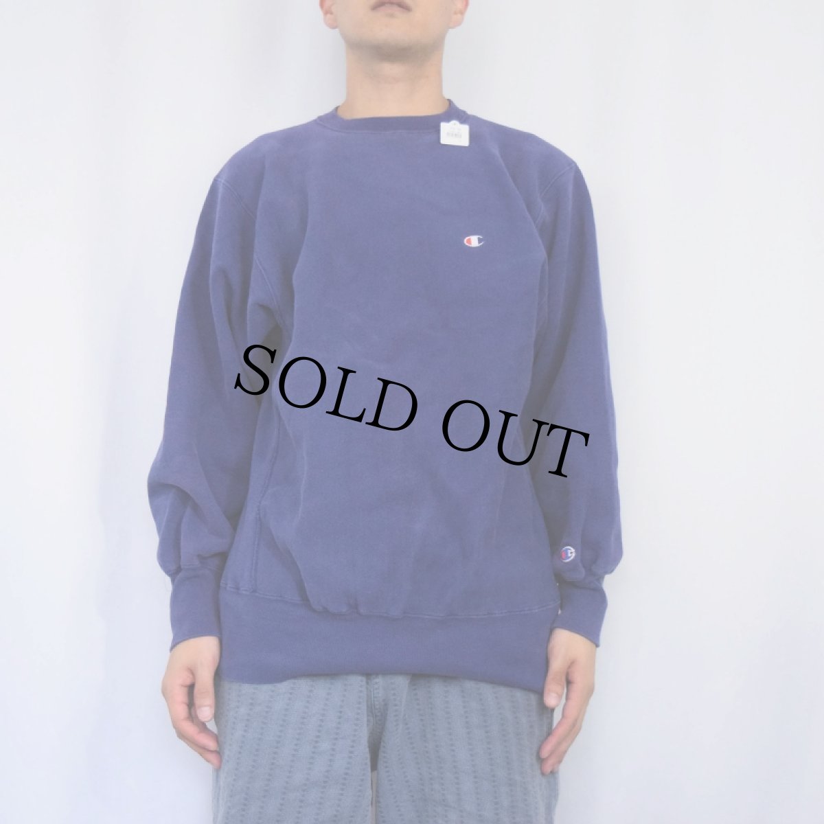 画像2: 90's Champion REVERSE WEAVE USA製 目付きスウェット (2)