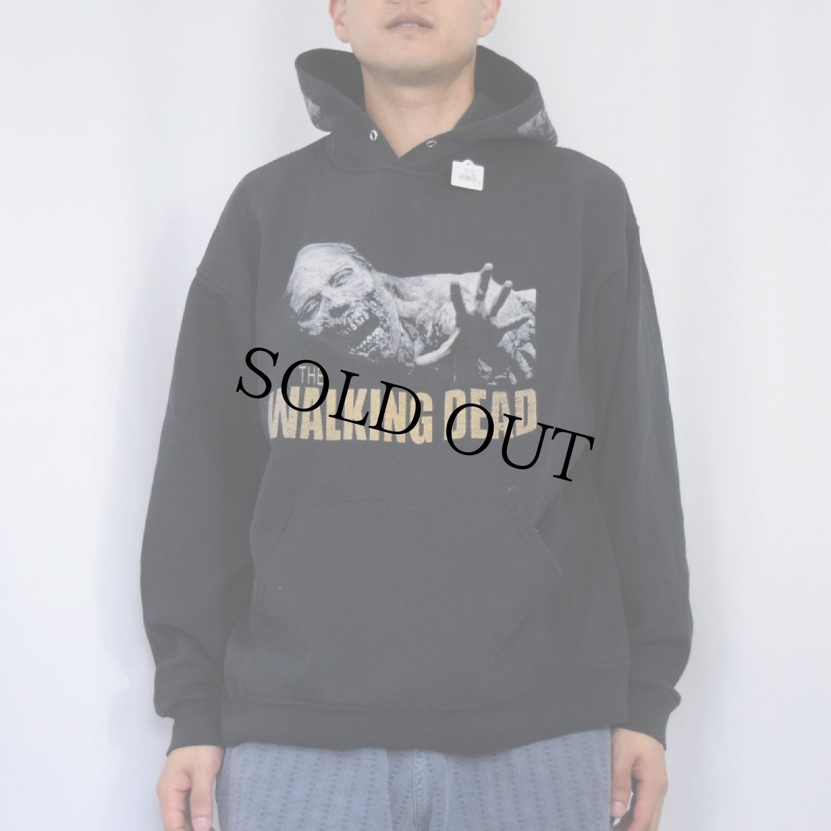 画像2: THE WALKING DEAD テレビドラマプリント スウェットフーディー BLACK XL (2)