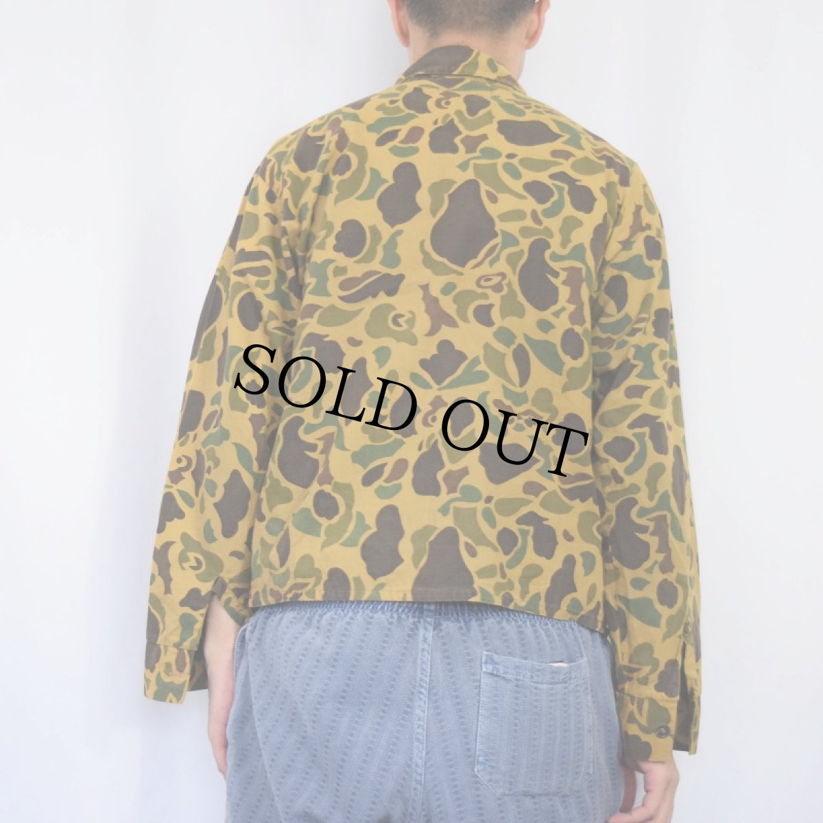 画像3: 70's WESTERN FIELD ダックハンターカモ柄 コットンシャツ (3)