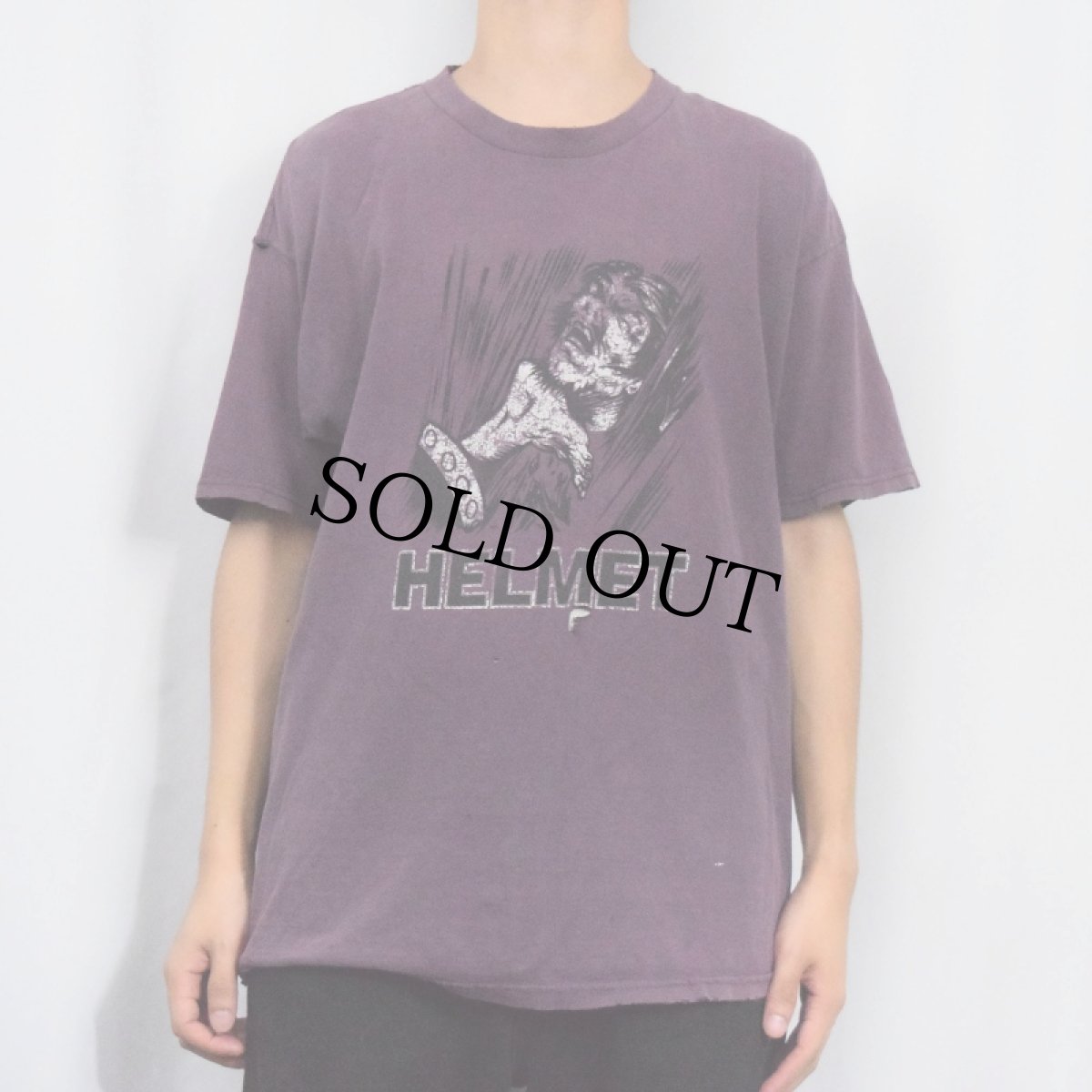 画像2: 90's HELMET USA製 オルタナティヴ・メタル・バンドTシャツ XL (2)