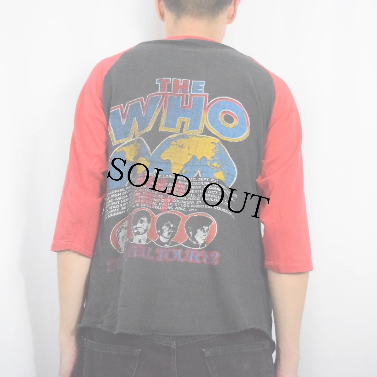 画像3: 80's THE WHO ロックバンド ラグランTシャツ XL (3)