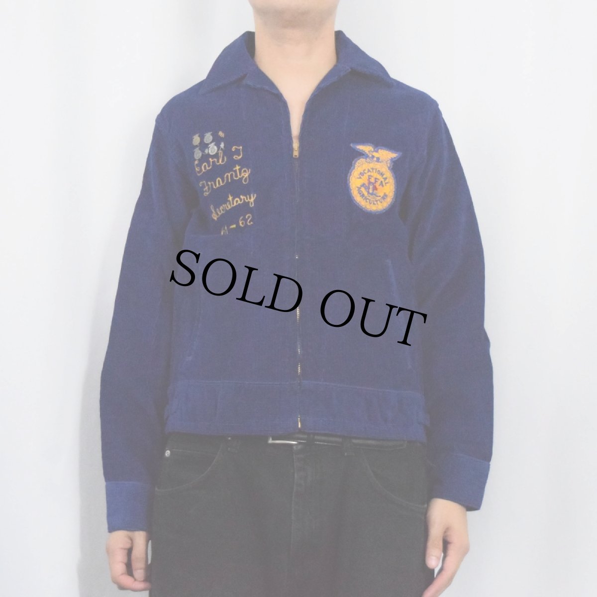 画像3: 60〜70's FFA "PENNSYLVANIA LEWISBURG" ファーマーズコーデュロイジャケット 38 (3)