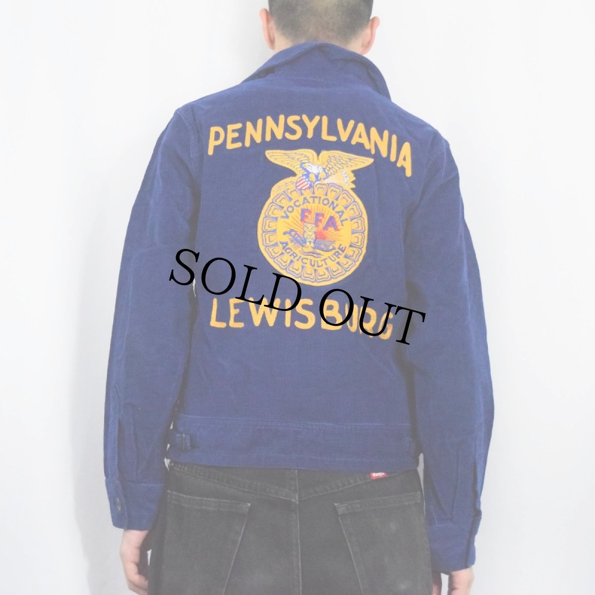 画像4: 60〜70's FFA "PENNSYLVANIA LEWISBURG" ファーマーズコーデュロイジャケット 38 (4)