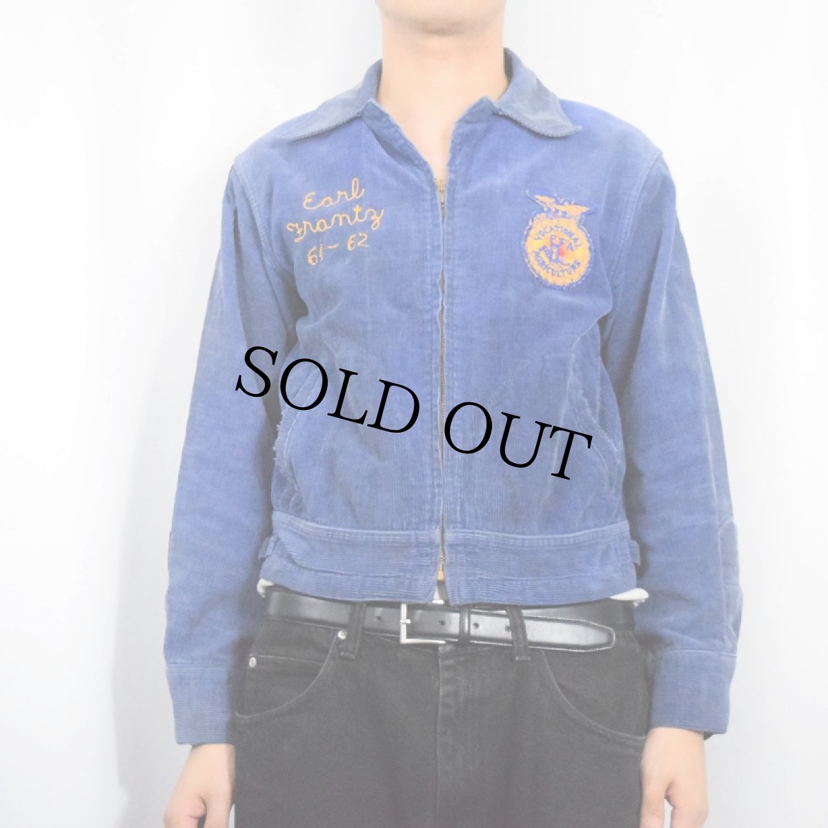画像3: 60〜70's FFA "PENNSYLVANIA LEWISBURG" ファーマーズコーデュロイジャケット 38 (3)