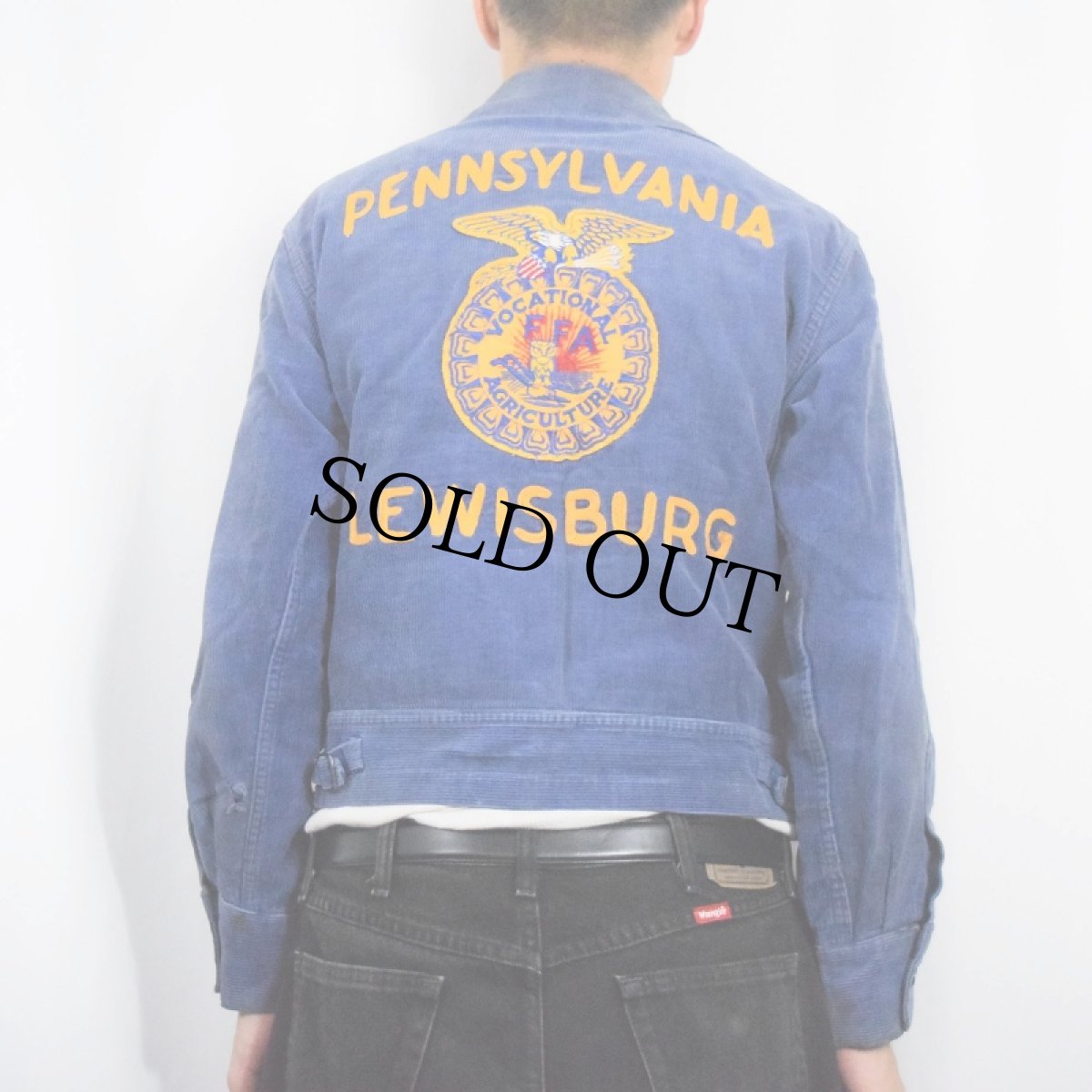 画像4: 60〜70's FFA "PENNSYLVANIA LEWISBURG" ファーマーズコーデュロイジャケット 38 (4)