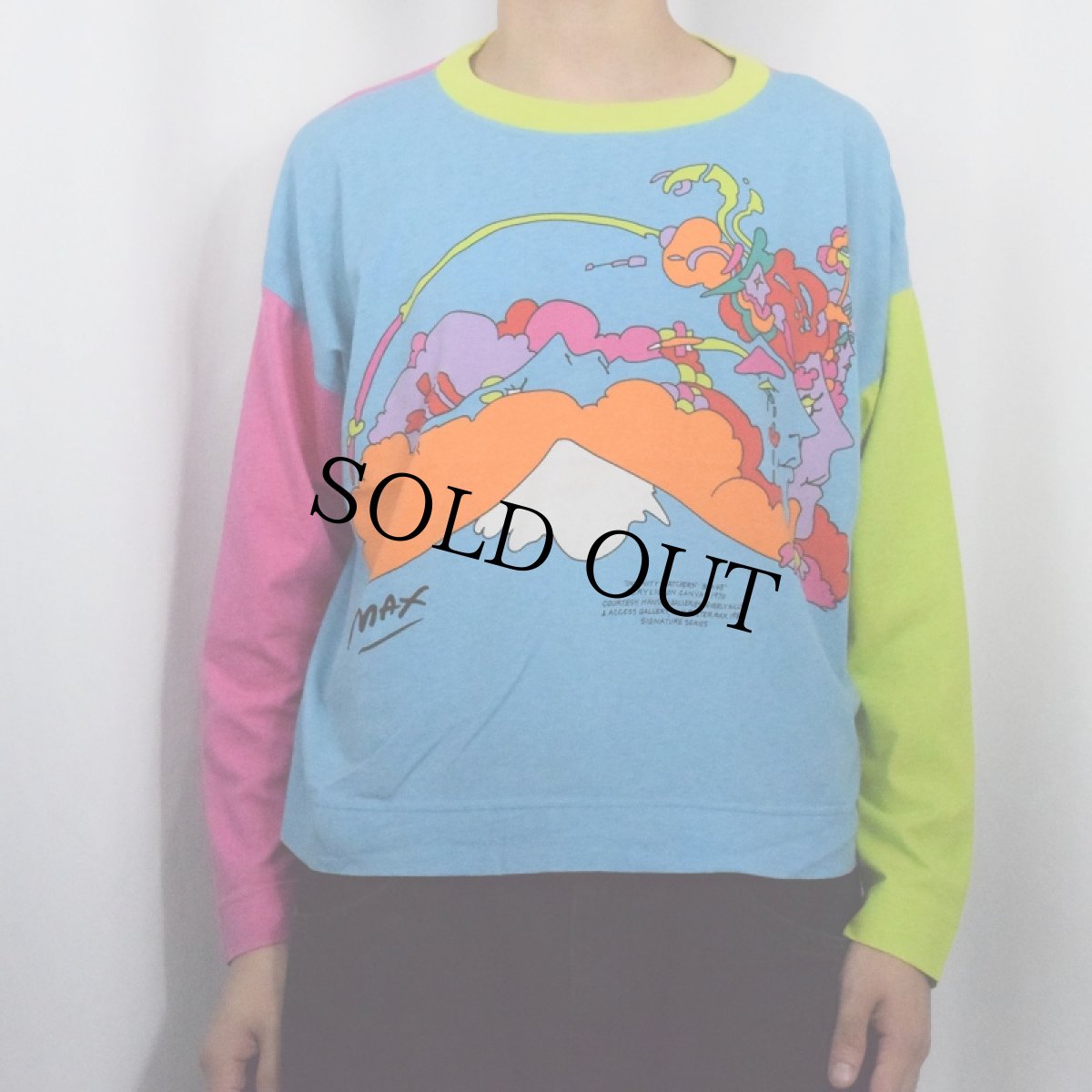 画像2: 80's NEO MAX "INFINITY WATCHERS by 1970" アートプリントロンT (2)