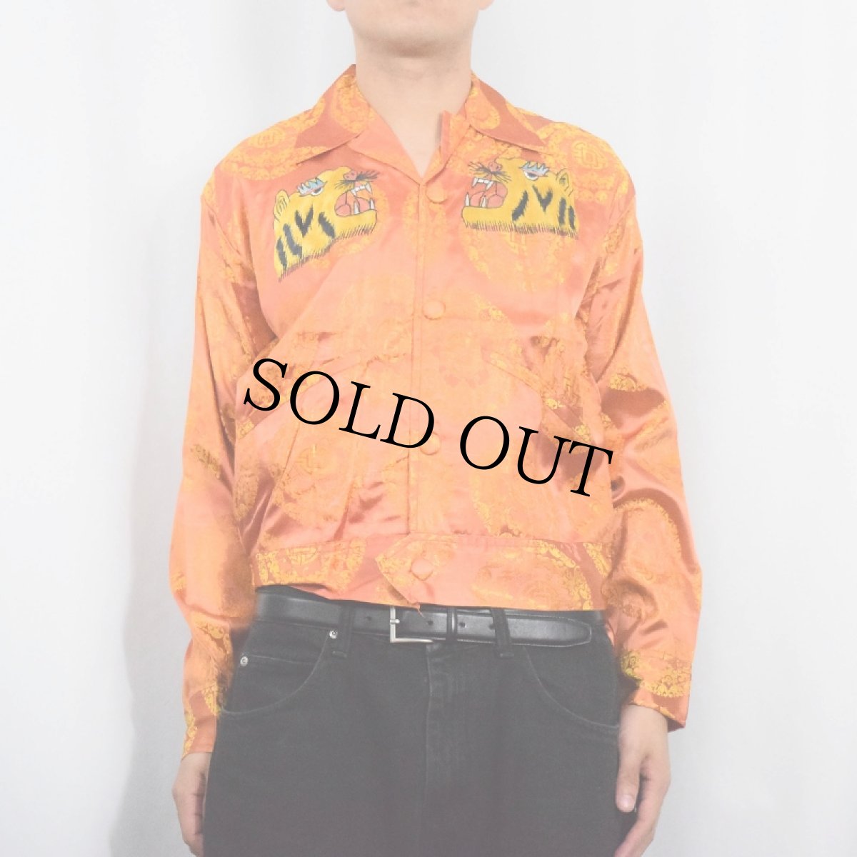 画像3: 50〜60's KING DEER "KOREA" 虎刺繍 スーベニアジャケット (3)