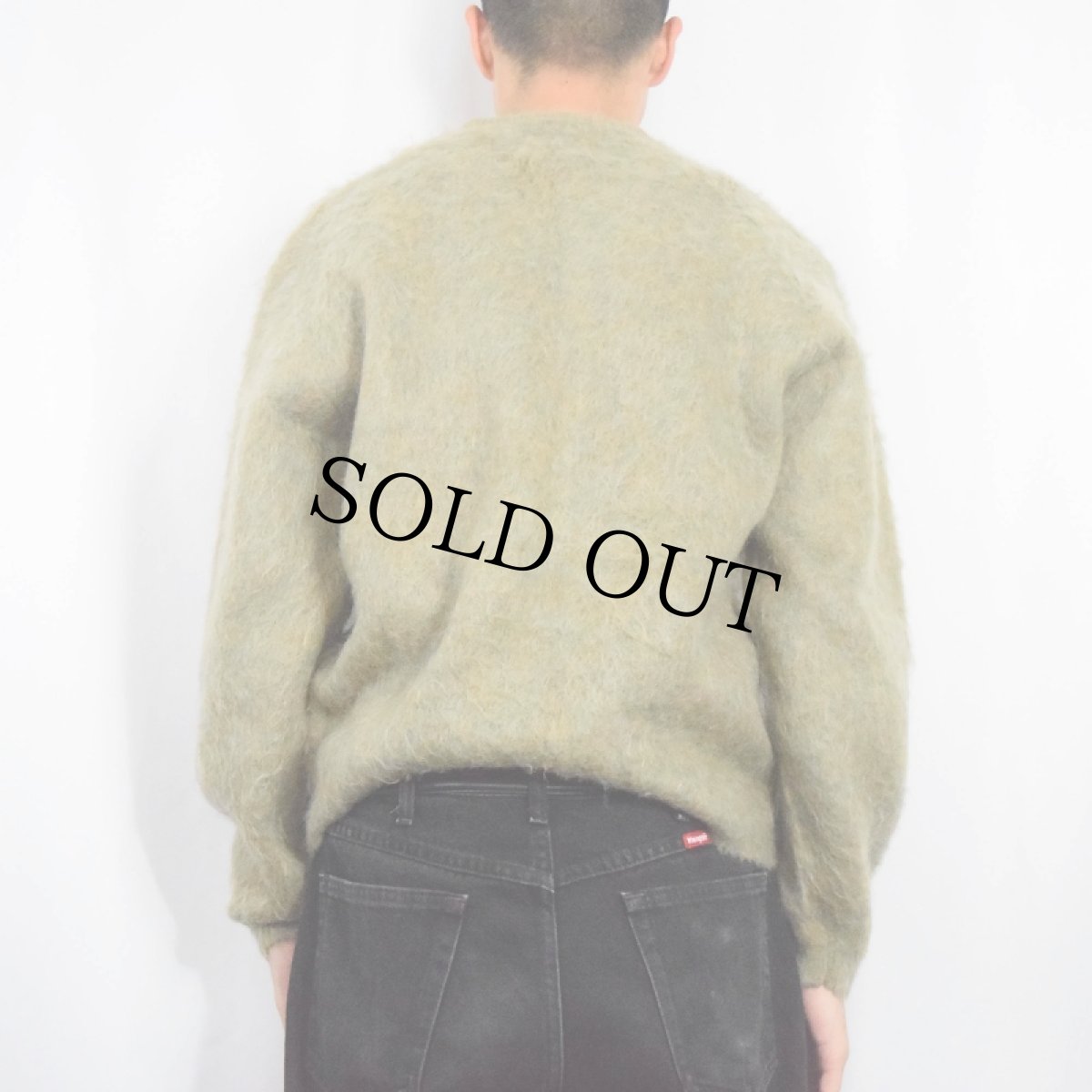 画像3: 60's Welster SPORTSWEAR モヘアニットカーディガン L (3)