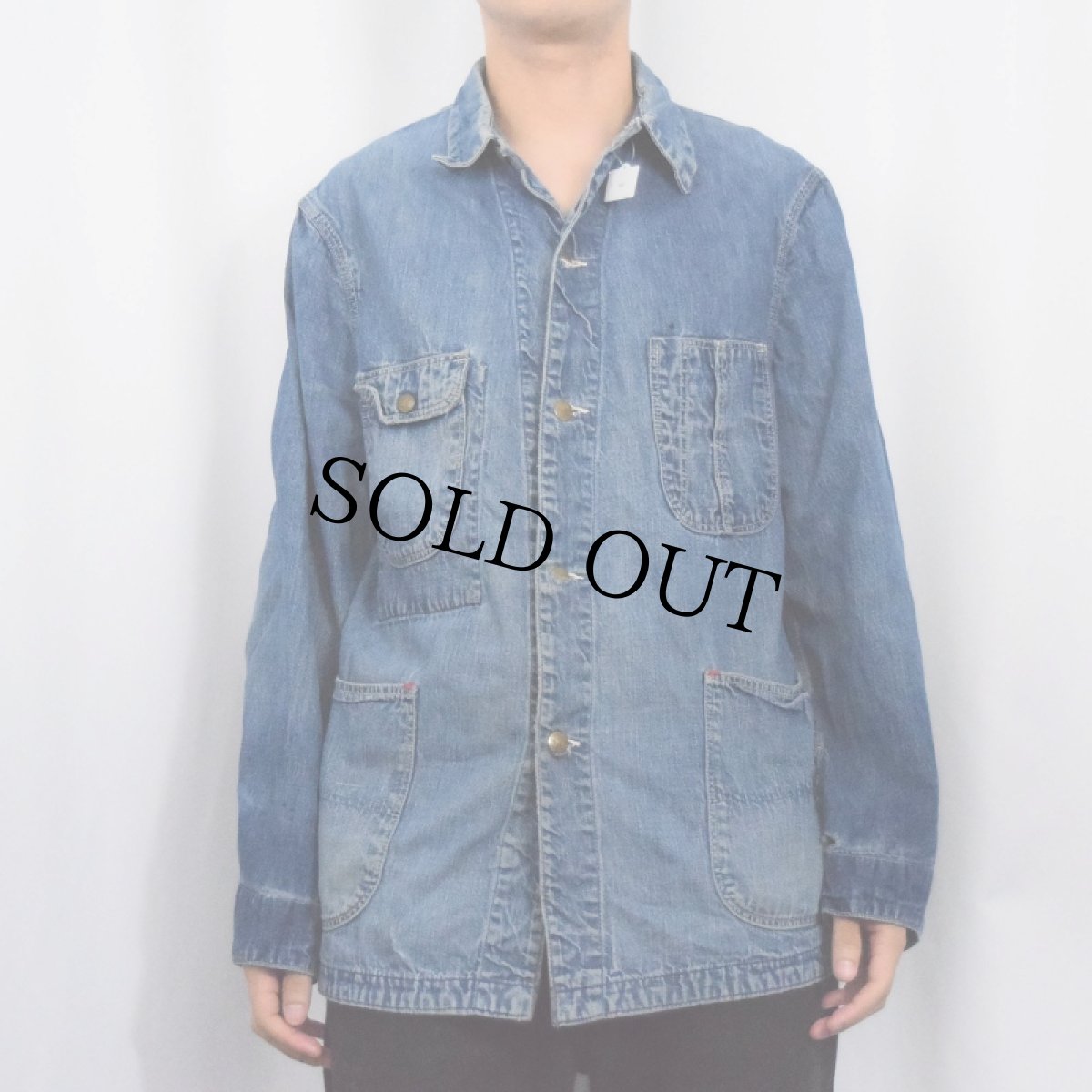 画像2: 50's Sanforized デニムカバーオール (2)