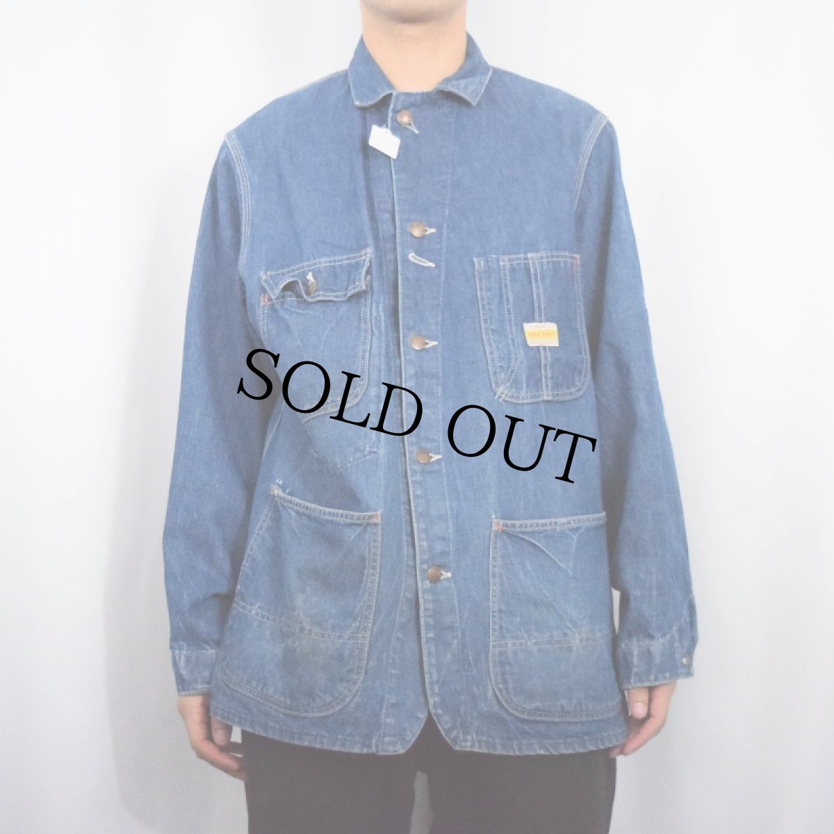 画像2: 50's PENNEY'S PAYDAY デニムカバーオール (2)