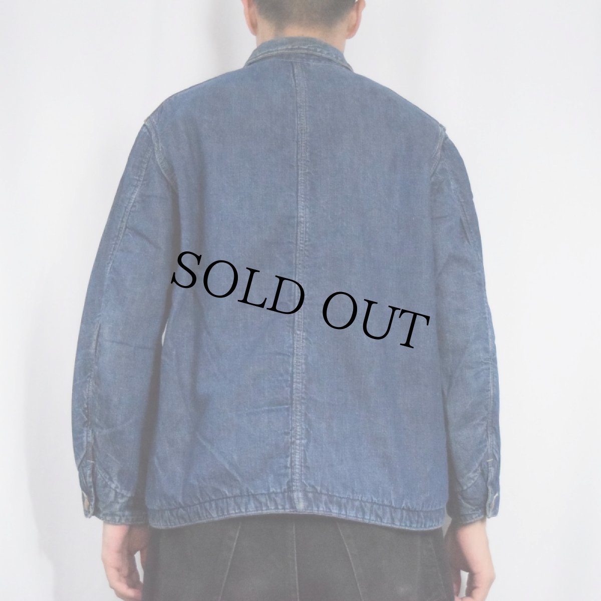 画像3: 50's PIONEER ブランケットライナー デニムカバーオール (3)