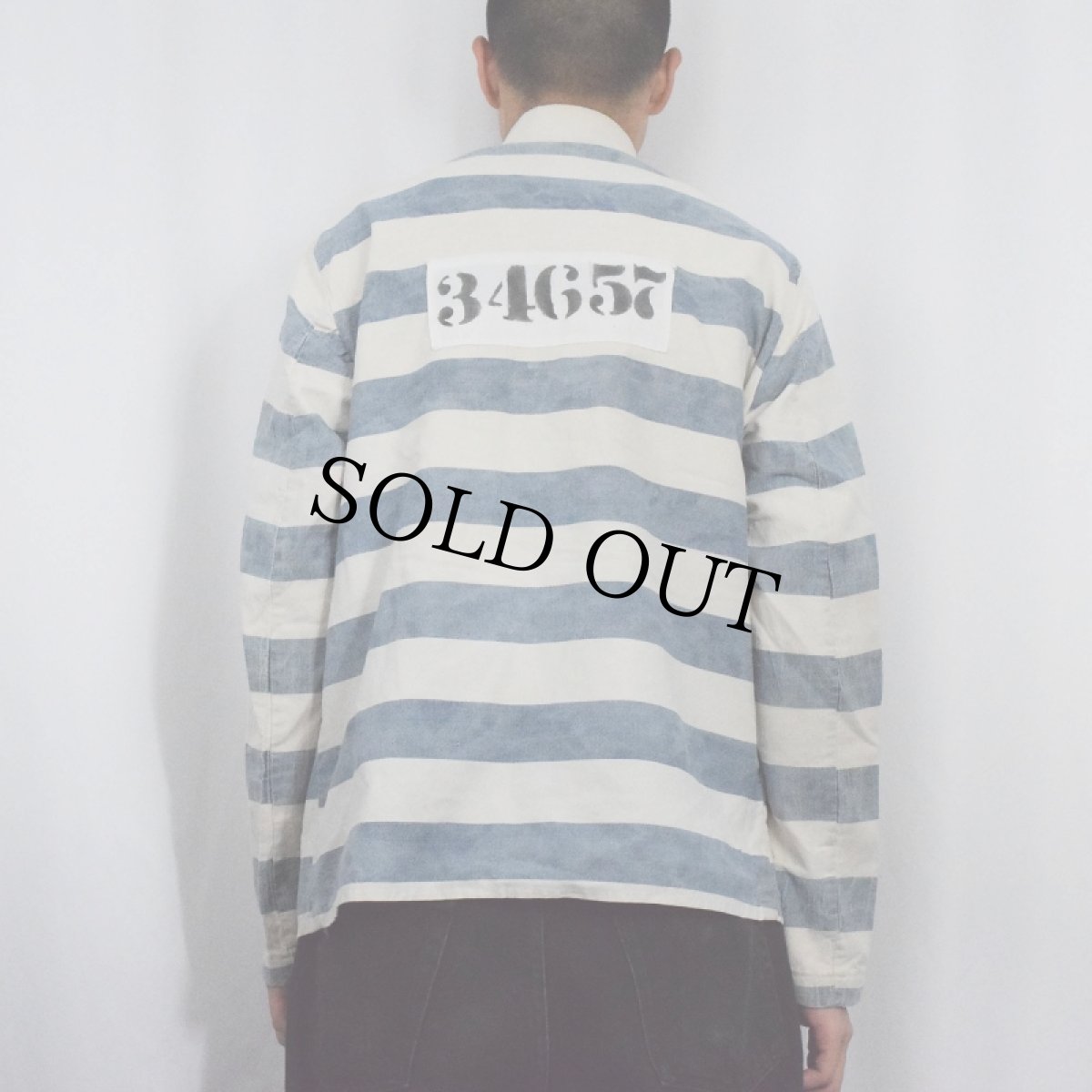 画像3: 〜40's インディゴコットン プリズナージャケット (3)