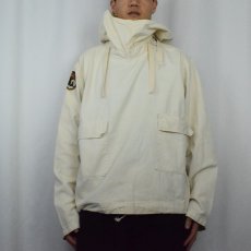 画像2: 40s U.S.NAVY パッチ付き サルベージパーカー L-XL (2)