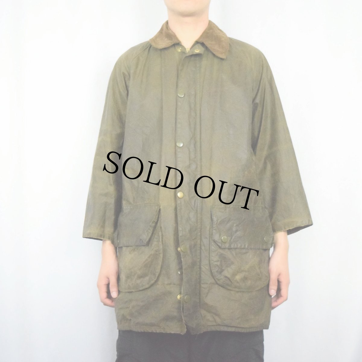 画像2: 70〜80's Barbour ENGLAND製 "Gamefair Jacket" オイルドジャケット 1ワラント (2)