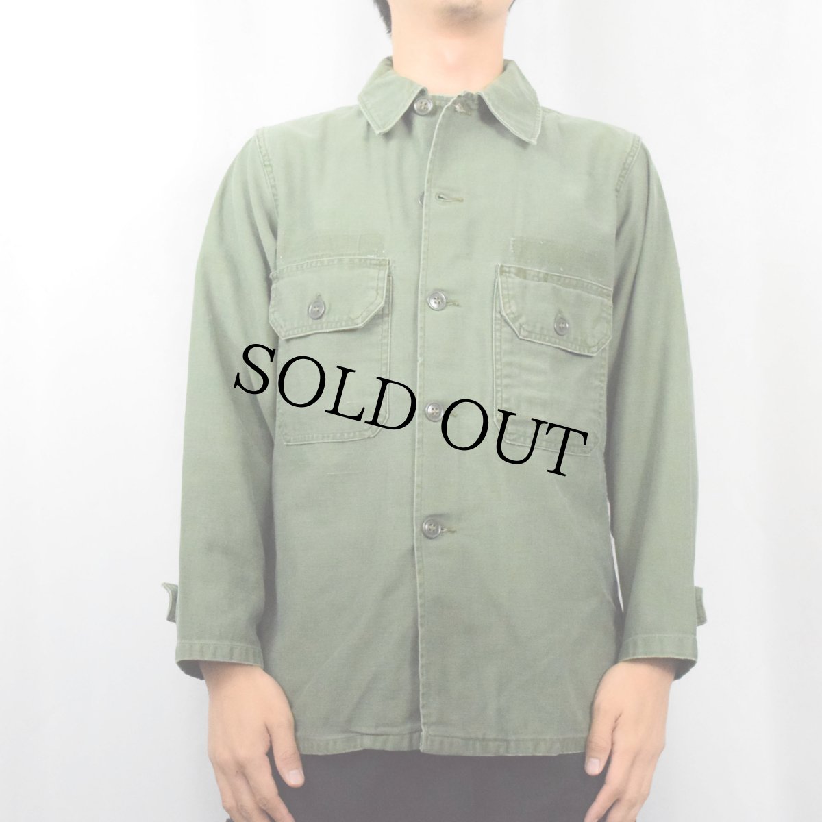 画像2: 60's U.S.ARMY ユーティリティシャツ 2nd (2)