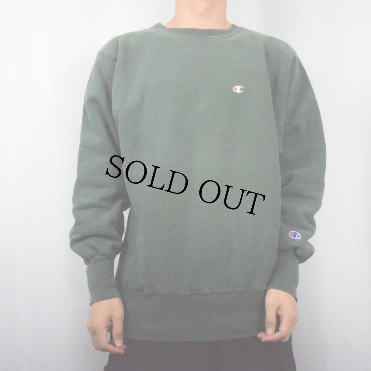 画像2: 90's〜 Champion REVERSE WEAVE 目付きスウェット L (2)