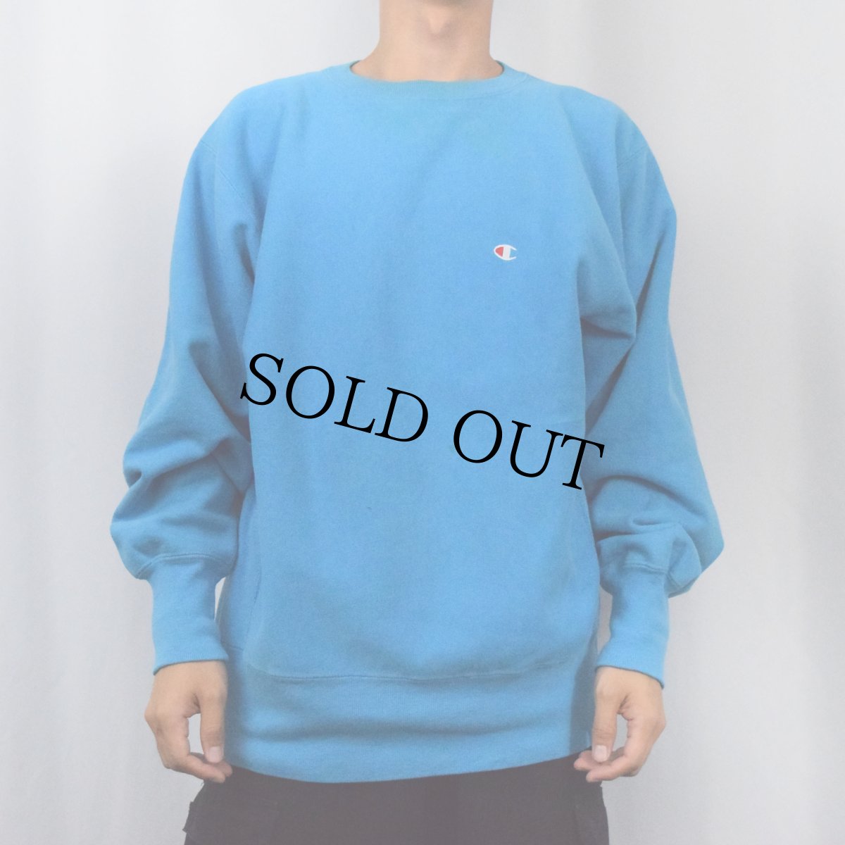 画像2: 90's Champion REVERSE WEAVE USA製 目付きスウェット XL (2)