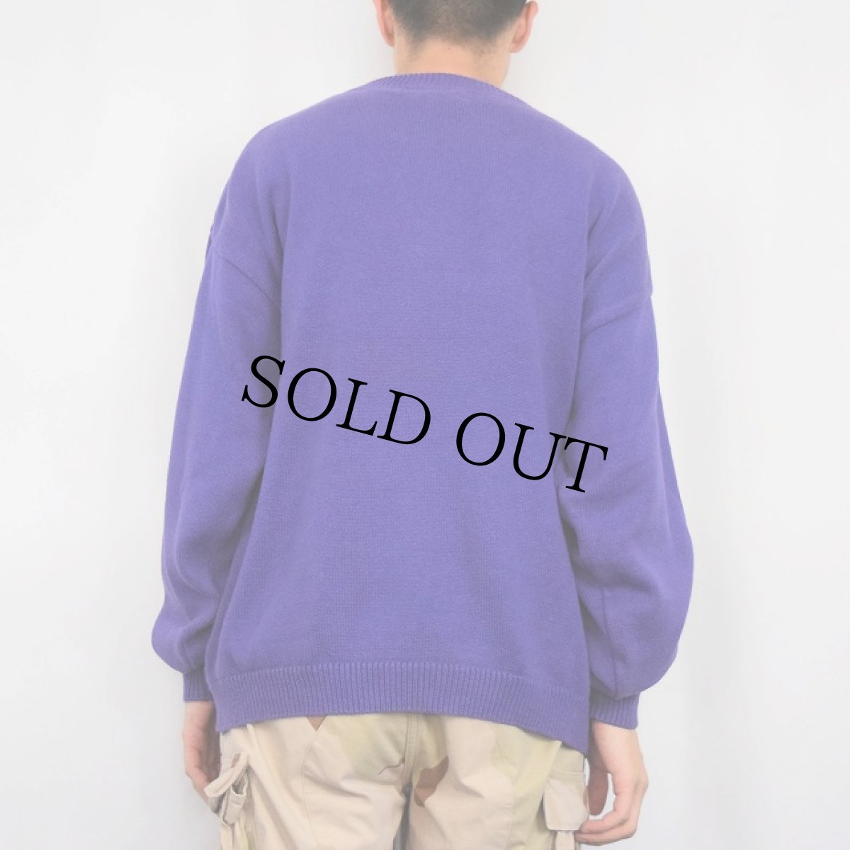 画像3: 90's REI USA製 コットンニットセーター XL (3)