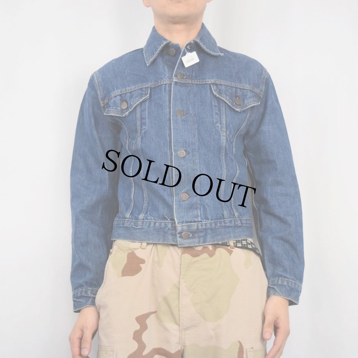 画像2: 70's UNKNOWN デニムジャケット (2)