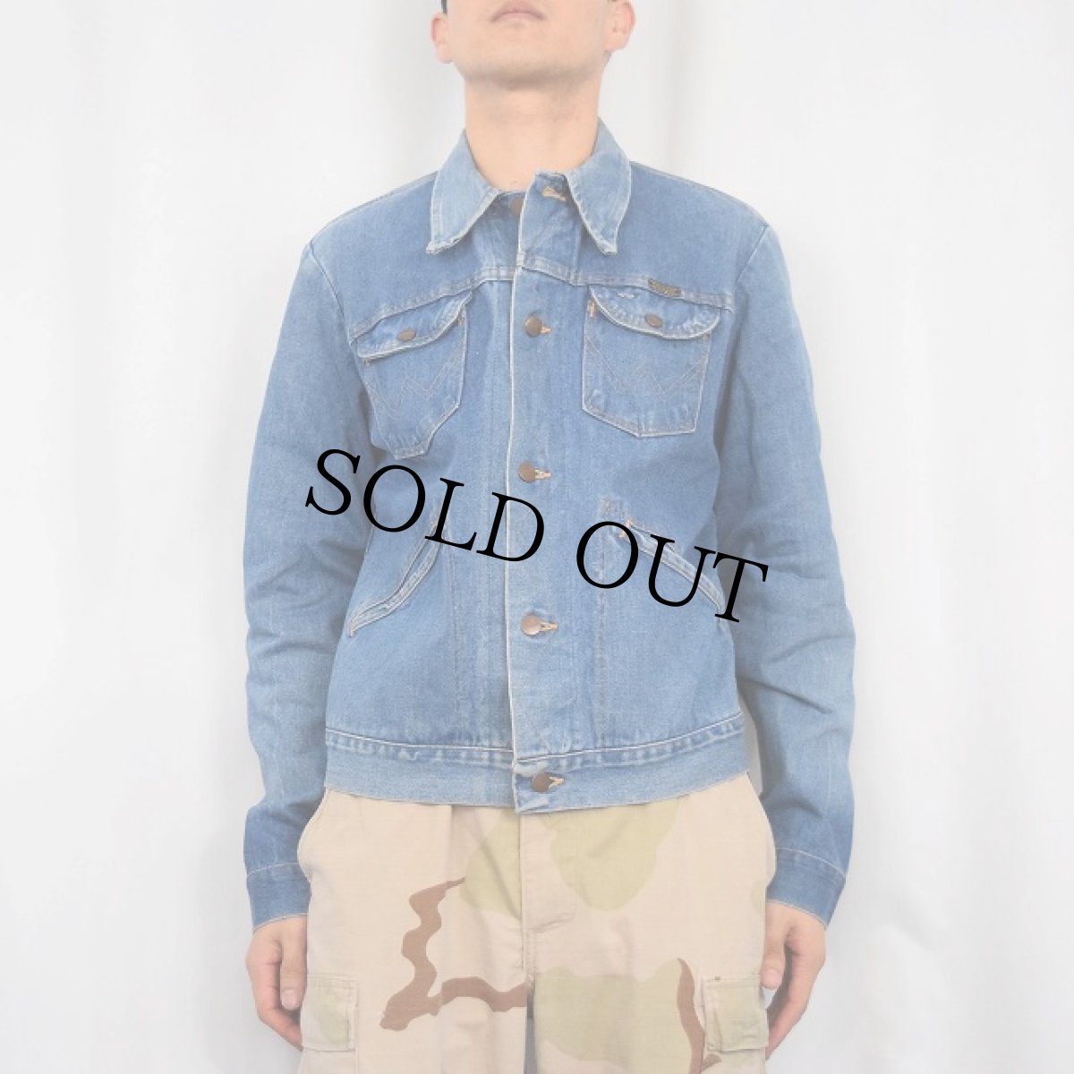 画像2: 70's〜 Wrangler 124MJ デニムジャケット (2)