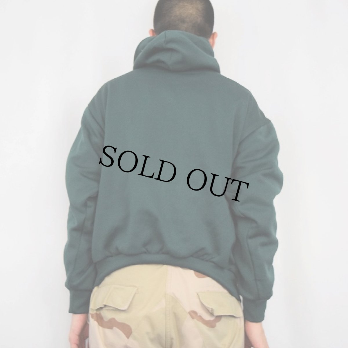 画像3: PLUMA 裏サーマル スウェットジップパーカー L (3)