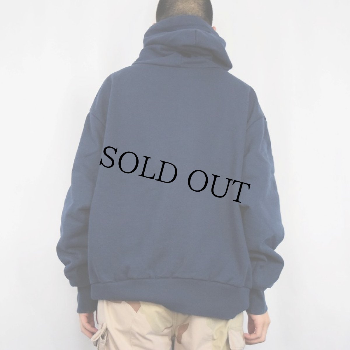 画像3: 90's CAMBER USA製 "SCWA" プリント 裏サーマル スウェットジップパーカー 2XL (3)