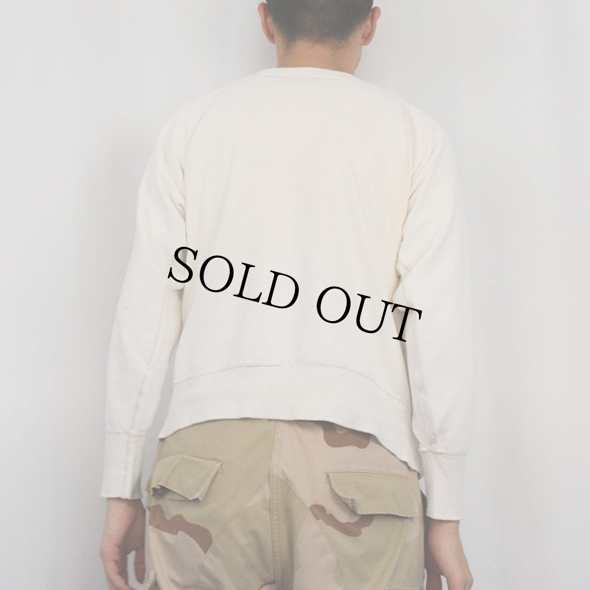 画像3: 60's BVD 無地ラングランスウェット L (3)