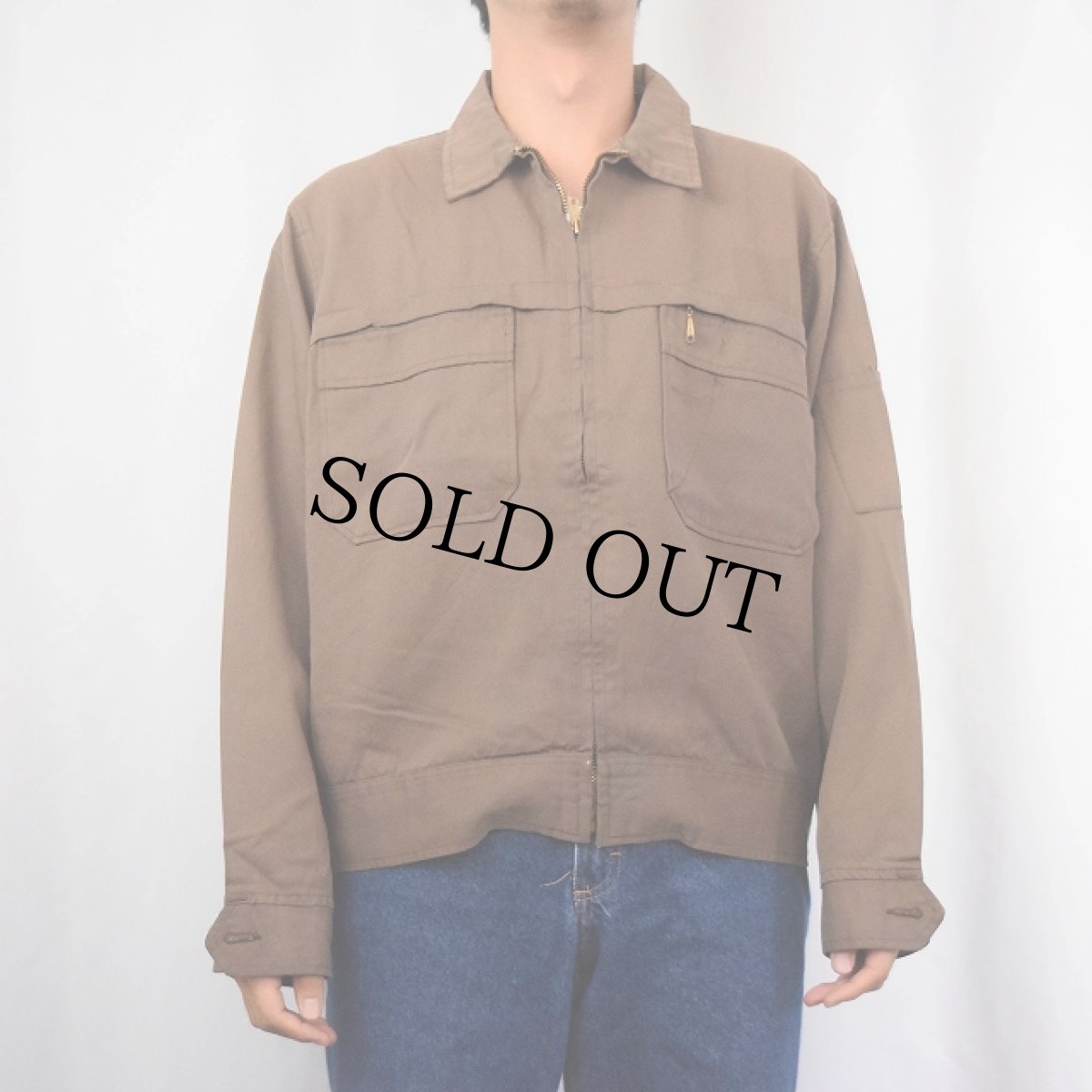 画像2: 60's ギャバジン スポーツジャケット (2)